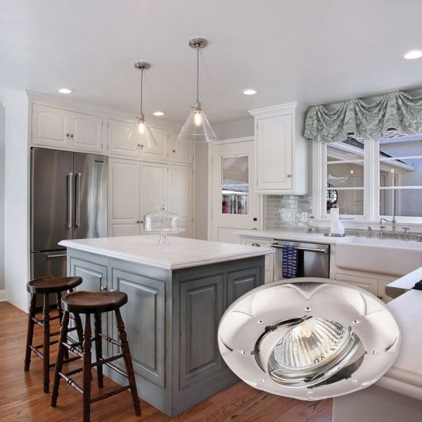 Светильник точечный LightMaster DL6022 2 шт./уп. MR16 50 Вт G5.3 титан 