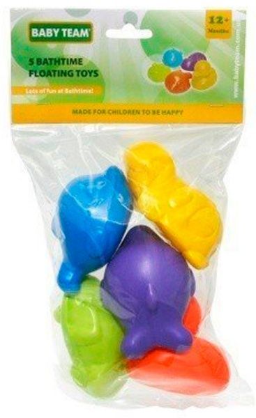 Ігровий набір для ванної Baby Team Водна команда 5 шт