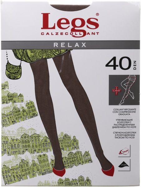 Колготки женские Legs 301 RELAX 40 den daino р. 3 загар 