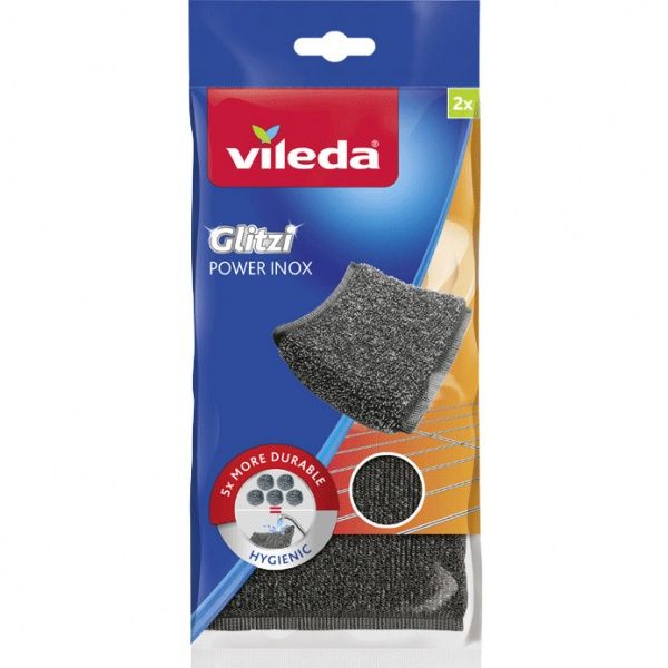 Губка Vileda Inox Power Pad 2 шт.