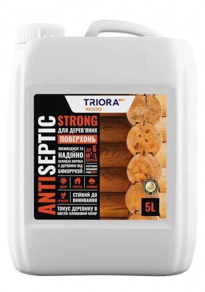 Антисептик Triora для деревини ANTISEPTIC STRONG 5 л