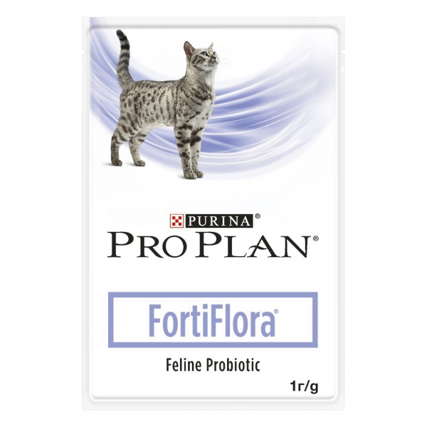 Кормова добавка Pro Plan Veterinary Diets FortiFlora Feline Probiotic для дорослих котів та кошенят 7 шт. по 1 г