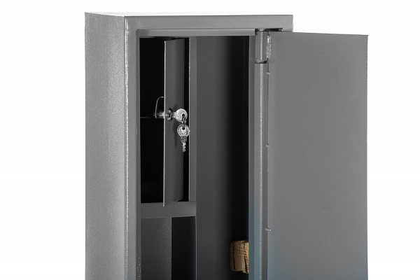 Сейф для зброї Metalzavod ШОЕ-1250 сірий (2 рушниці + трейзер) 
