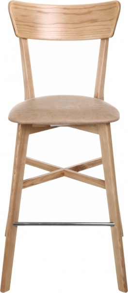 Стул барный Диана 1060х540х440 мм бежевый / ясень натуральный