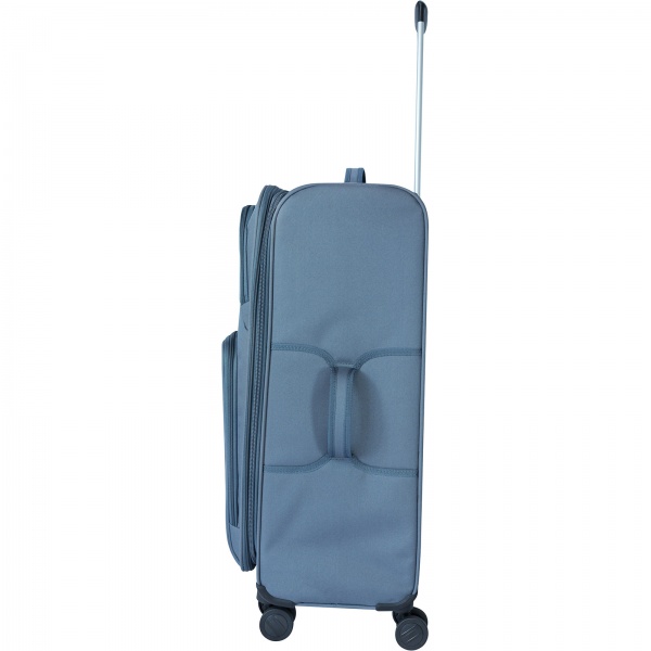 Чемодан Bagland 63 л серый Валенсия серый (3796627) 