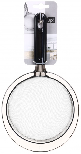 Сито с ручкой grey 16.6 см нержавеющая сталь пластик UP! (Underprice)