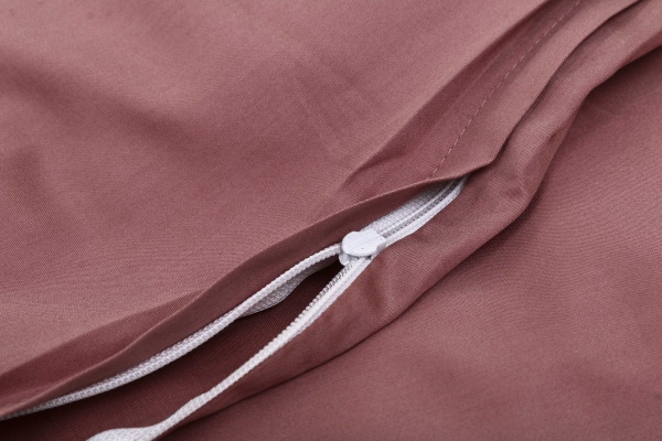 Комплект постільної білизни євро теракот Homeline 