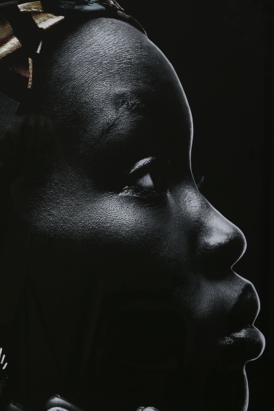 Картина на склі Африканка 80x120 см Styler GL-01523 