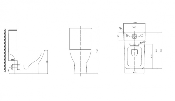 Унитаз-компакт Mixxen BOSTON MXMD0690