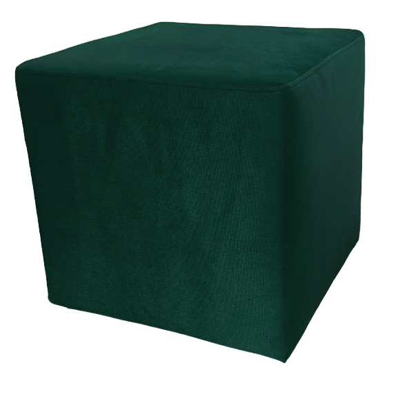 Пуф Мебель Прогресс CUBE 400х400х400 мм зеленый /зеленый