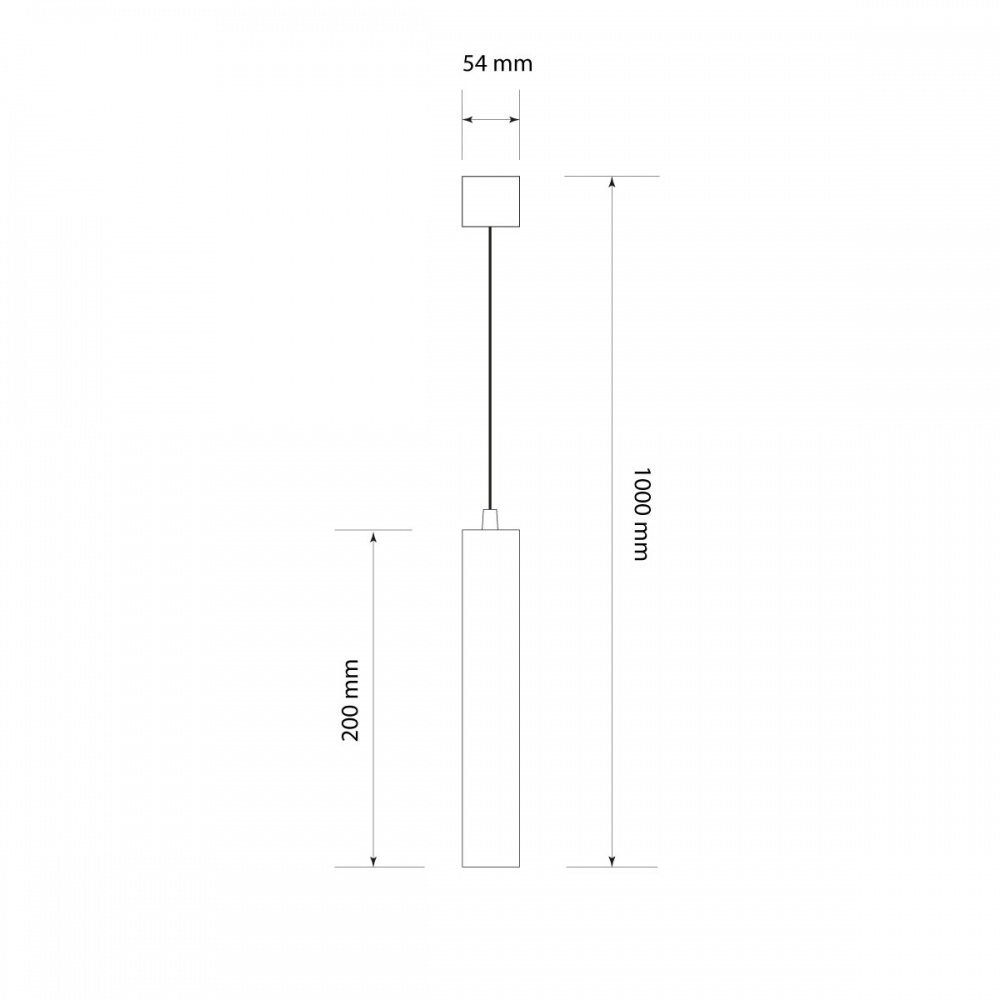 Світильник підвісний LIGHT SET SIVASH 2054 1xGU5.3 чорний