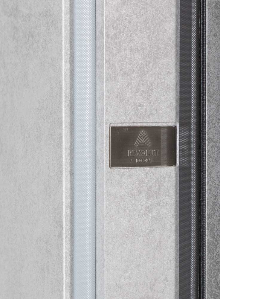 Дверь входная Булат В-434 (Квадро) модель 535 оксид темный / оксид 2040x840 мм правая