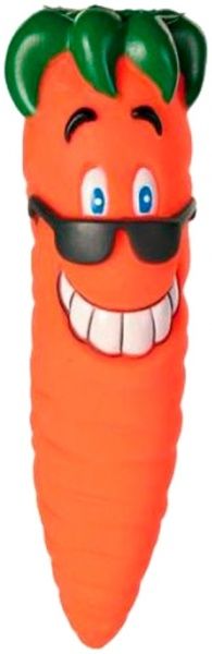 Игрушка для собак Oase Морковь винил со звуком 20 см