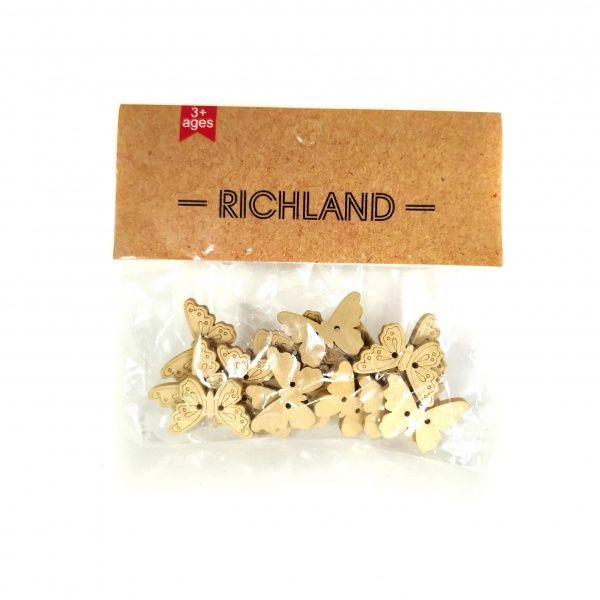 Декоративное изделие деревянный в виде бабочки Річ-Ленд 