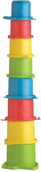 Пирамидка-конструктор Playgro Чашечки-формочки 4 928