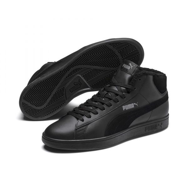Кеды Puma Smash v2 Mid WTR L 36733803 р. UK 9 черный