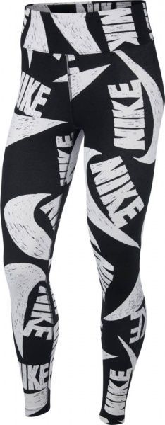 Лосини Nike W NSW ICN CLSH LGGNG AOP CJ2059-010 XS чорний