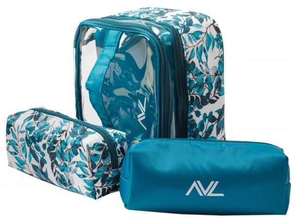 Набор косметичек AVL 3 шт. синий 36002 