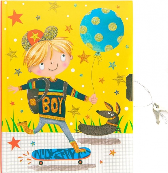 Блокнот дитячий на замочку Скейт 362028-U Malevaro