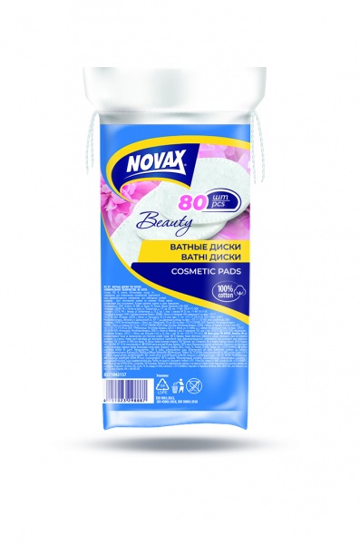 Ватні диски Novax 80 шт. (м'яка)