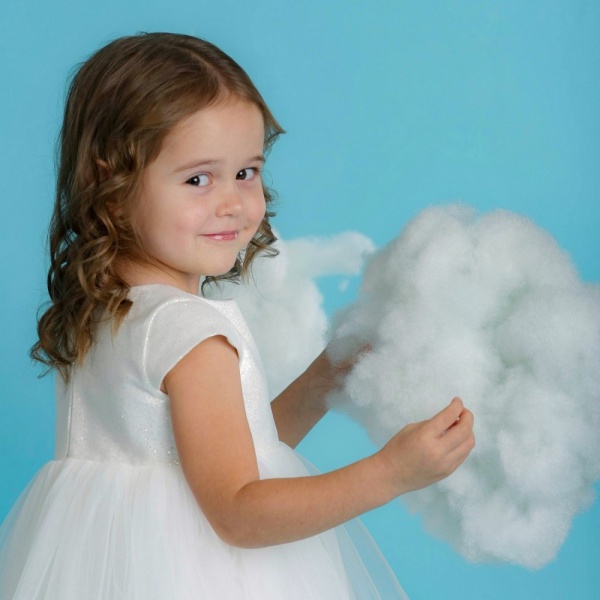 Платье Maya-MI Пушинка 0105-0053-0 р.128 молочный 