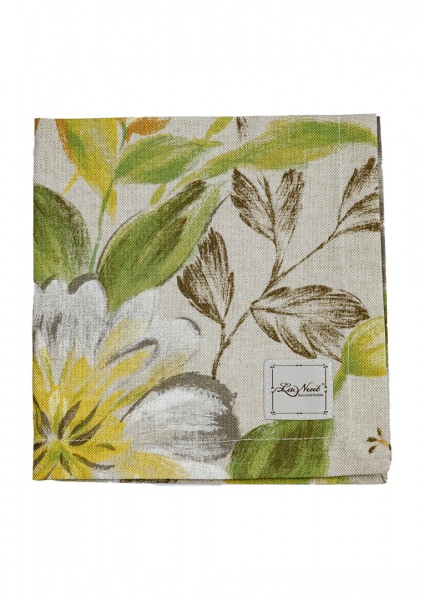 Серветки столові La Nuit Квітка зелена 40x40 см 