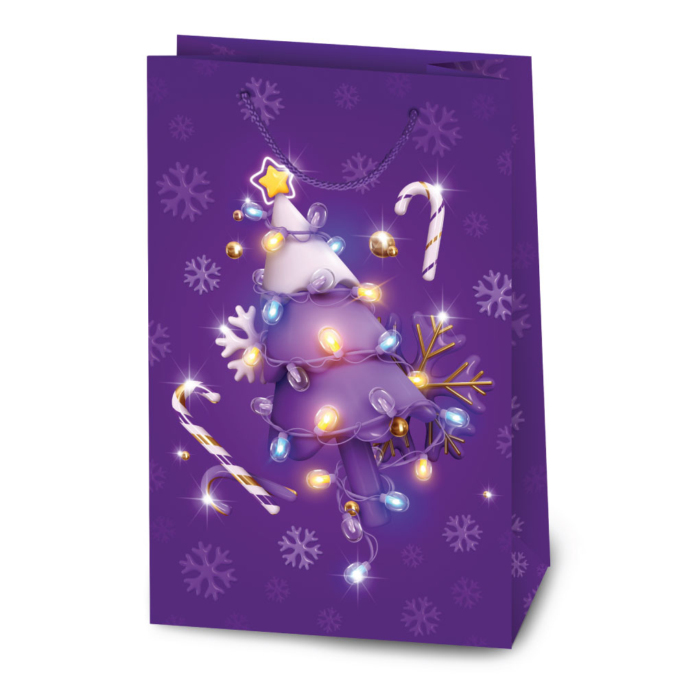 Пакет подарочный LL-1 Новый год в ассортименте