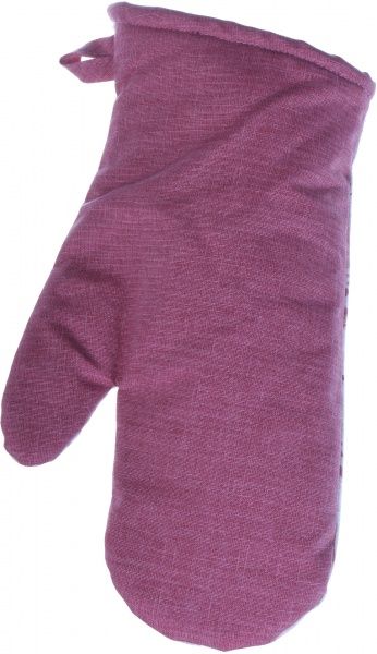 Прихватка-рукавиця Квітка рожева 29x15 см сірий із рожевим La Nuit 