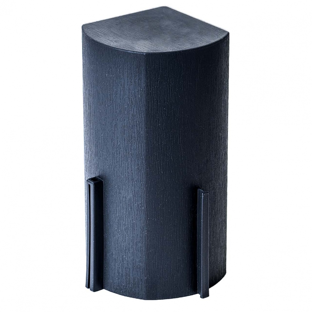 Огорожа Алеана для клумб і грядок 130х90х15 см (L-3,8 м) граніт