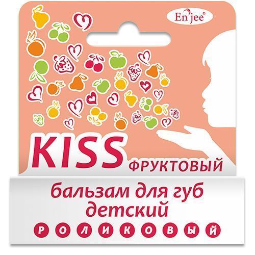 Бальзам для губ ENJEE KISS фруктовий 6 мл