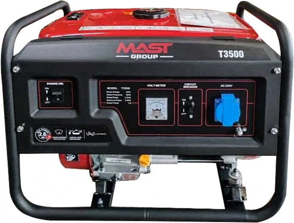 Електрогенераторна установка MAST Group T 3500 2,8 кВт / 3 кВт T 3500 бензин — фото 1