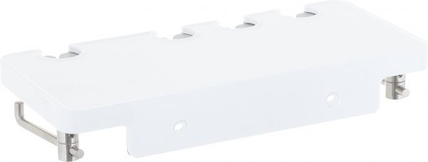 Полка для ванной YACORE с держателем для зубных щеток Fab F30610WH 