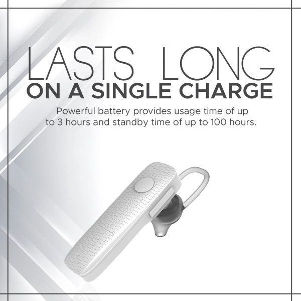 Bluetooth-гарнітура Promate Bluetooth 5 white (shift.white) 