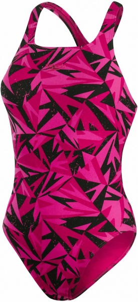 Купальник Speedo HYPERBOOM MDLT AF BLACK/PINK 8-12199G720 р.2XL рожевий