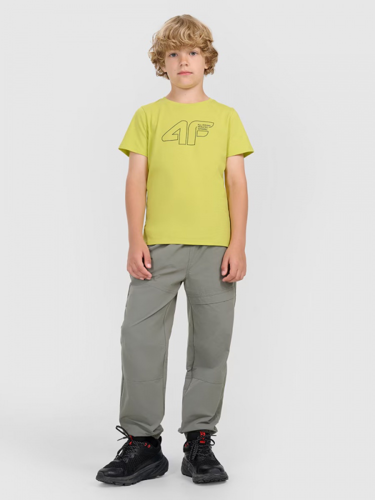 Футболка 4F TSHIRT M2417 4FJWAW25TTSHM2417-72S р.134 жовтий