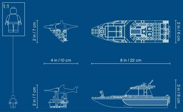 Конструктор LEGO City Яхта для дайвинга 60221