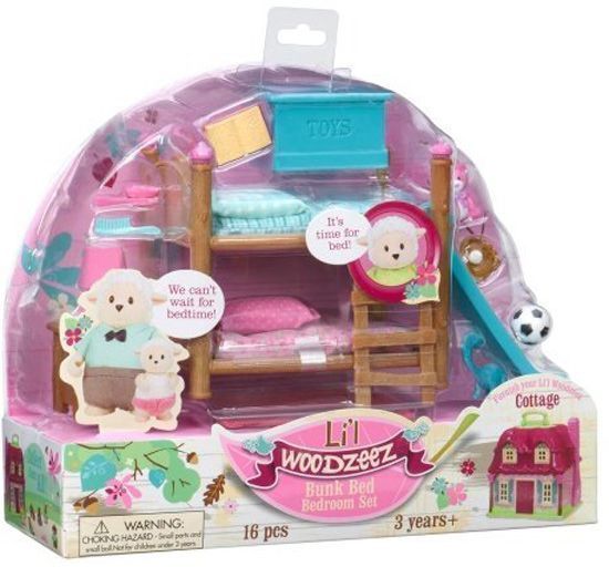 Ігровий набір Li'l Woodzeez Двоповерхове ліжко для дитячої кімнати 6169Z 