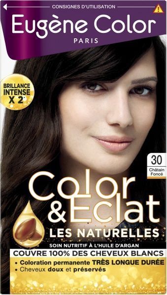 Крем-фарба для волосся Eugene Color Naturelles № 30 темний шатен 115 мл