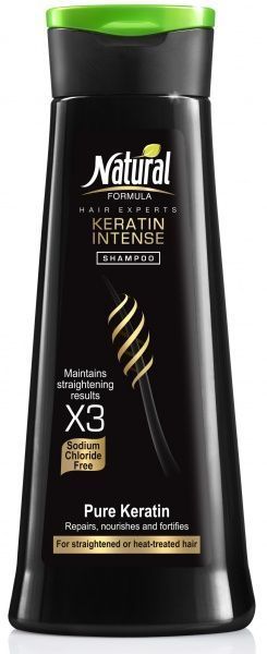 Шампунь Natural Formula на основе кератина 400 мл