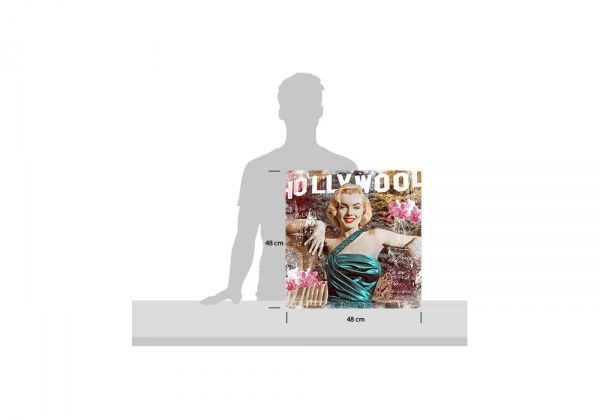 Репродукция Hollywood 48x48 см 