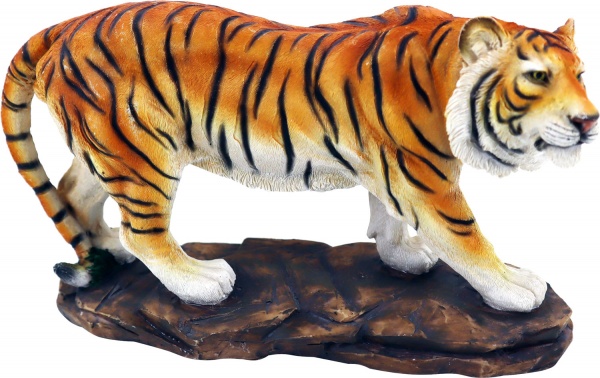 Декоративная новогодняя фигура Zhongyang Economic тигр на подставке 22x13 см 