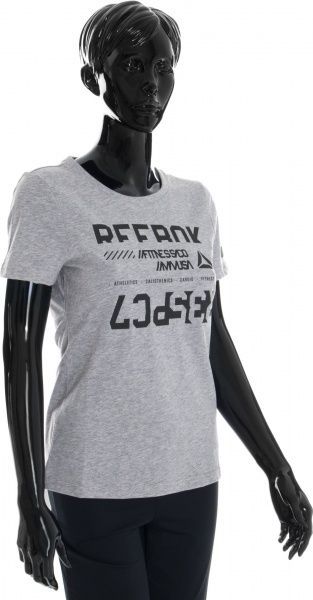 Футболка Reebok WOR CS TEE AY1922 M сірий