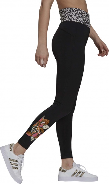 Лосины Adidas W FARM FB TIG GS6340 р.XS черный
