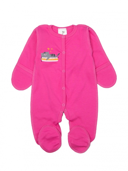Комбінезон для дівчинки Bambinelli Котик р.62 рожевий 