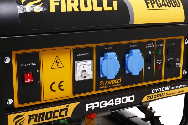 Мини-электростанция Firocci FPG4800 2,7 кВт / 3 кВт 230 В бензин
