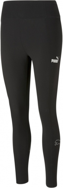 Лосины Puma POWER COLORBLOCK 7/8 HIGH-WAIST LEGGINGS 67364101 р.XS черный