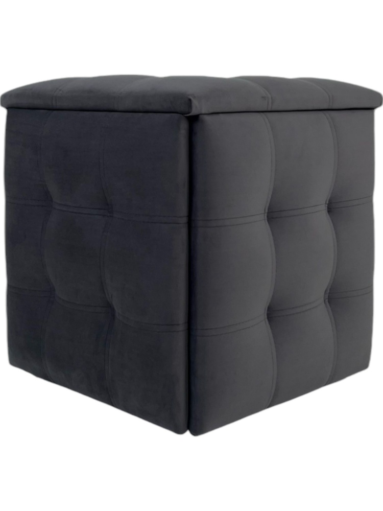Пуф-трансформер TWINSANN 540х540 мм графит/черный (28)