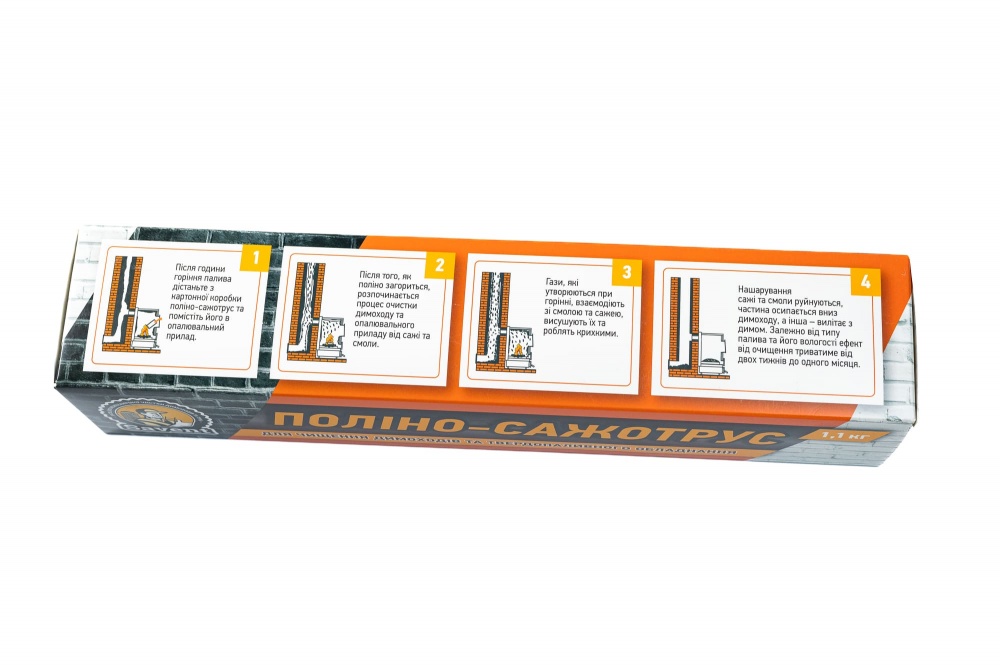 Поліно Savent для чищення димоходу