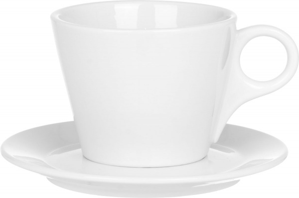 Чашка с блюдцем Horeca Lavazza 360 мл (F2437+F2438) Alt Porcelain