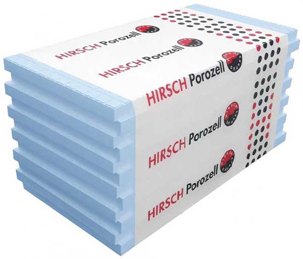 Пенопласт 35 HIRSCH EPS-100 для утепления фундамента 100 мм